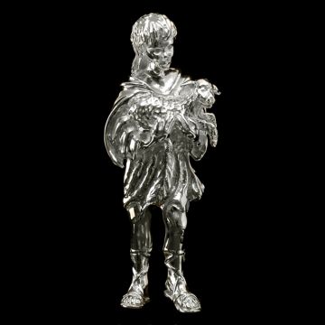 Harry Smith Shepherd Boy Sterling Ornament 3-D image