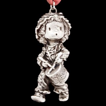 1980 Hallmark Drummer Boy 3D Sterling Ornament