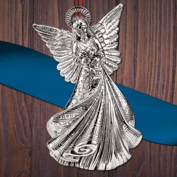 JT Inman Angel of Innocence Sterling Ornament image