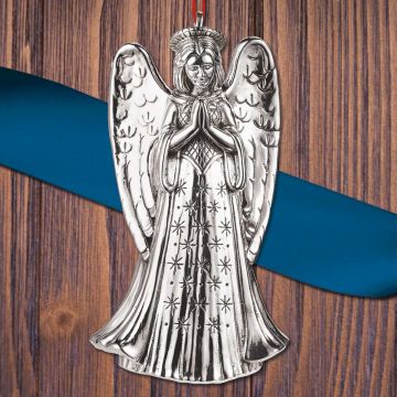 JT Inman Angel of Adoration Sterling Ornament image