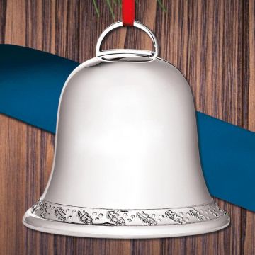 JT Inman Holly Bell Sterling Ornament image