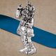 JT Inman American Santa Sterling Ornament