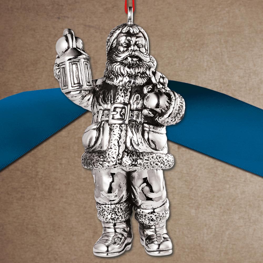 JT Inman American Santa Sterling Ornament