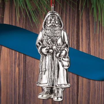 JT Inman French Santa Sterling Ornament image