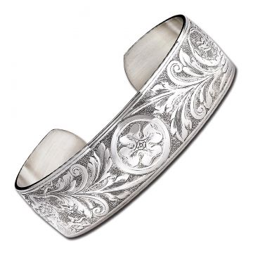 JT Inman Celtic Sterling Cuff Bracelet image