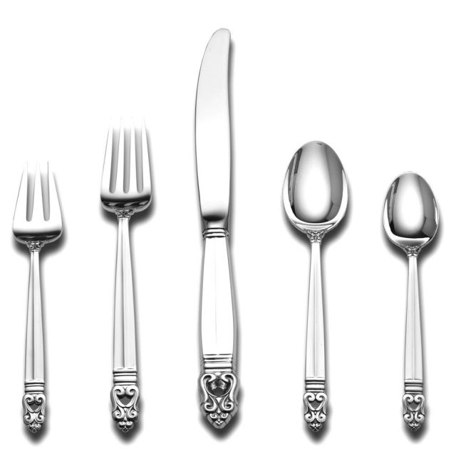International Royal Danish 5 Piece Dinner Setting Sterling Silver