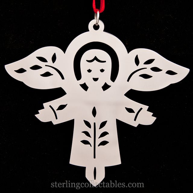 Sterling Collectables James Avery Angel Sterling Ornament