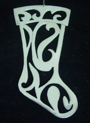 Janna Stocking Sterling Ornament