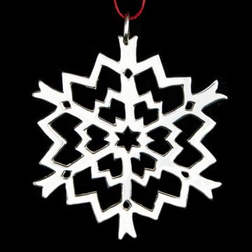 1999 J.H. Breakell Snowflake Sterling Ornament image
