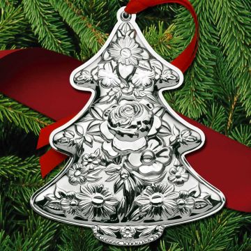 2015 Kirk Repousse Tree 7th Edition Sterling Ornament image