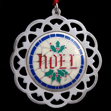 1983 Lunt Noel Sterling & Enamel Ornament