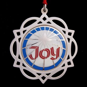 1984 Lunt Joy Sterling & Enamel Ornament