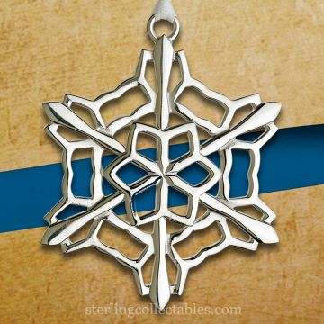 2014 Lunt Snowflake 16th Edition Sterling Ornament image