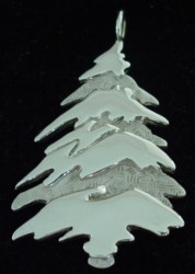 Museum of Fine Arts Christmas Tree Sterling Ornament image