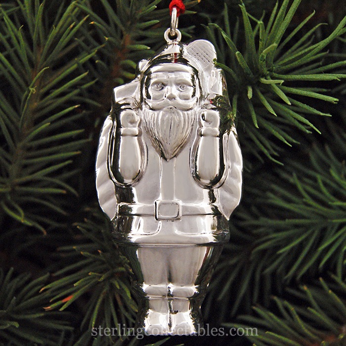 Sterling Collectables Santa Sterling Ornament
