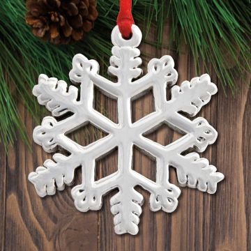 Snowflake Sterling Ornament image