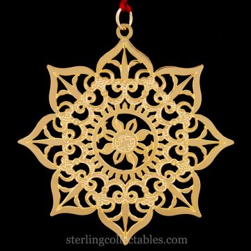 2007 Metropolitan Museum Star Sterling & Goldplate Ornament image
