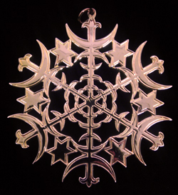 Metropolitan Museum 1973 Star Sterling & Goldplate Ornament image