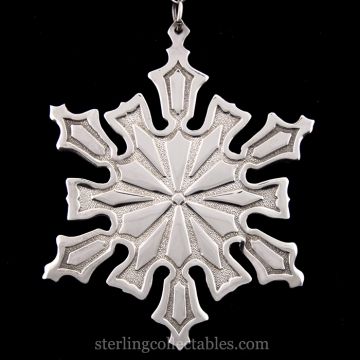 1977 Metropolitan Museum Snowflake Sterling Ornament