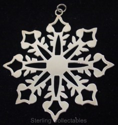 1982 MMA Silverplate Snowflake Ornament image