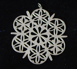 Metropolitan Museum 1984 Snowflake Silverplate Ornament image