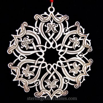 1994 Metropolitan Museum Snowflake Silverplate Ornament image