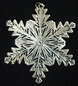 1998 Metropolitan Museum Snowflake Sterling Ornament image
