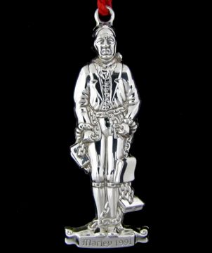 1991 Oneida Marley's Ghost Sterling Ornament image