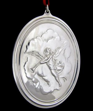1973 Oneida Joy To The World Sterling Ornament image