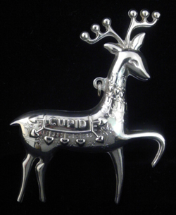 1974 Oneida Cupid Sterling Ornament image