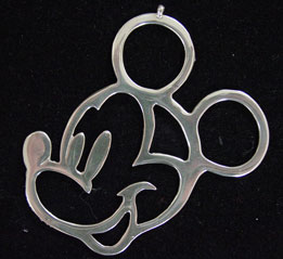 Paul March Mickey Mouse Sterling Ornament image