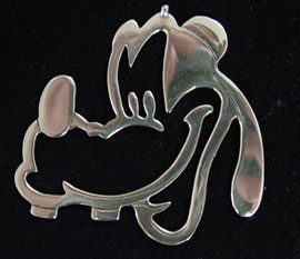 Paul March Goofy Sterling Ornament