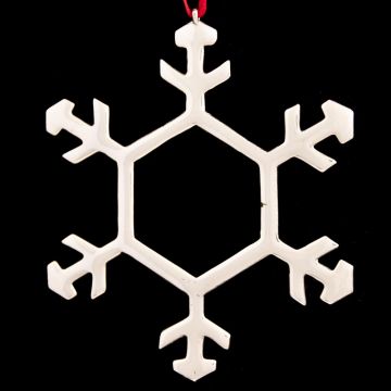 Paul March Snowflake Sterling Ornament