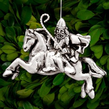 Rebecca Dykstra St Nicholas Sterling Ornament image