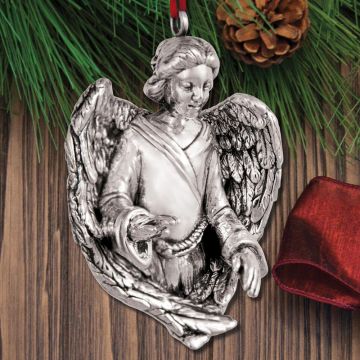 Rebecca Dykstra Renaissance Angel Sterling Ornament