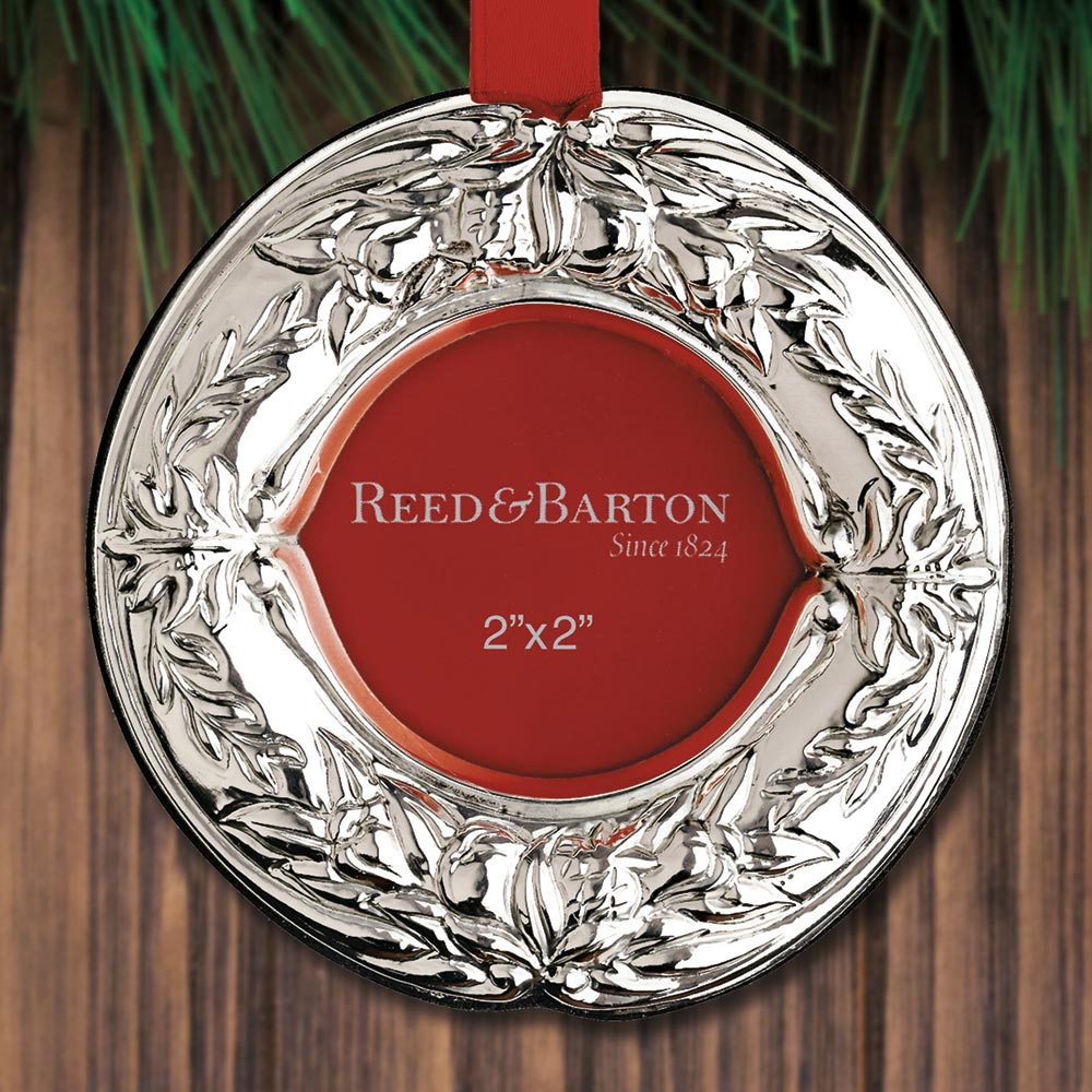 Sterling Collectables Reed & Barton Wreath Photo Frame Sterling Ornament