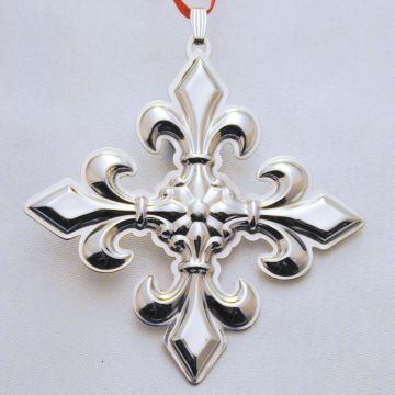 2005 Reed & Barton Cross Sterling Ornament image
