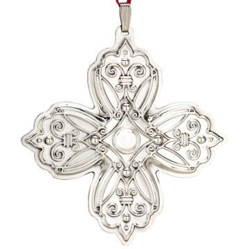 2010 Reed & Barton Sterling Cross Ornament image