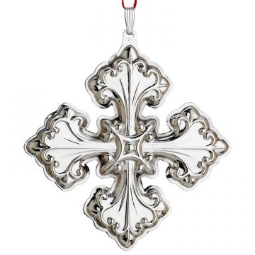 2013 Reed & Barton Christmas Cross 43rd Edition Sterling Ornament image