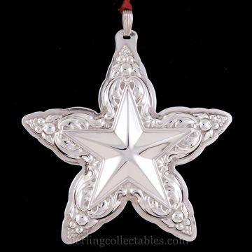 1999 Reed & Barton Francis 1st Star Sterling Ornament image