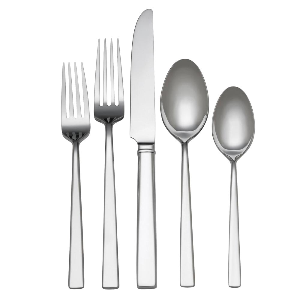 Reed & Barton Cole 65 Piece Stainless Steel Flatware Set