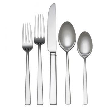 Reed & Barton Cole 65 Piece Stainless Steel Flatware Set image