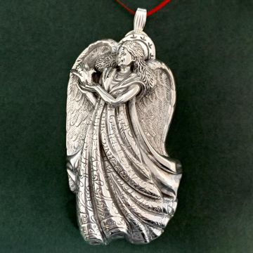 2005 Reed & Barton Angel Angelica 3rd Sterling Ornament image