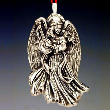 2006 Reed & Barton Julia Angel Sterling Ornament image