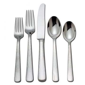 Reed & Barton Silver Echo 5 Piece Stainless Steel Place Setting image