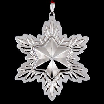 2001 Reed & Barton Waterford Lismore Snowflake Sterling Ornament