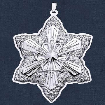 2004 Reed & Barton Francis 1st Snowflake Sterling Ornament image