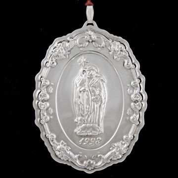 1998 Reed & Barton Nativity Sterling Ornament image