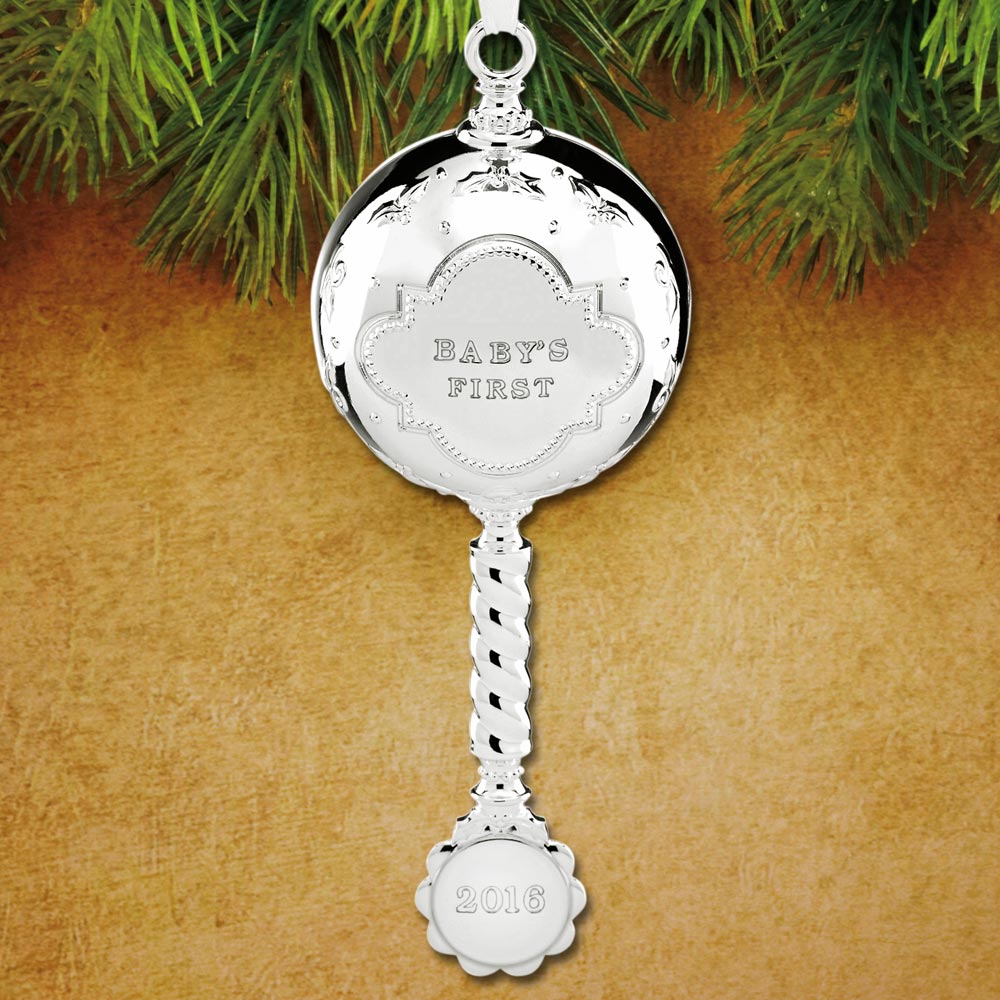 reed & barton baby's first christmas ornament