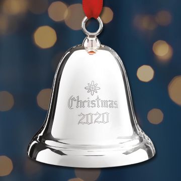 2020 Reed & Barton Sterling Dated Bell X800E Ornament image